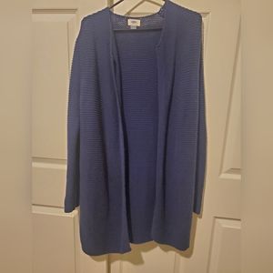 Long knit Cardigan more of an overized fit.